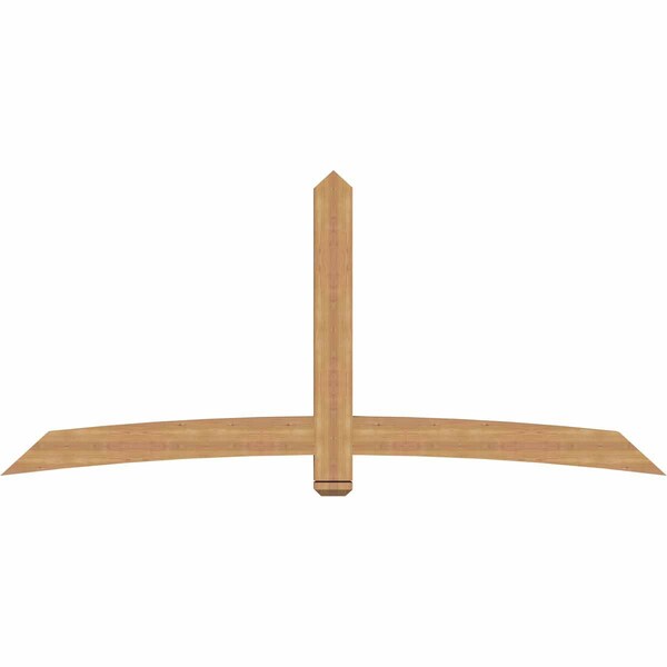 Ekena Millwork Bellingham Timber Gable Bracket, Western Red Cedar, 96"W x 44"H x 3 1/2"D x 5 1/2"F, 11/12 Pitch GBW096X44X0406BEL00SWR - main